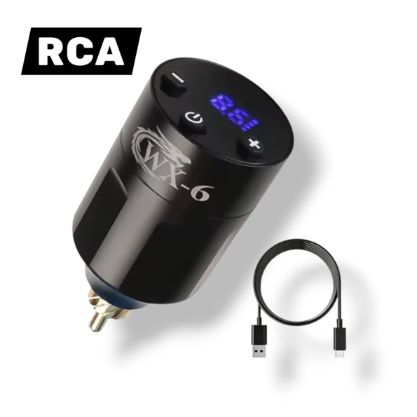bateria para máquinas de tatuagem estilo caneta RCA