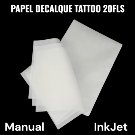 papel vegetal esquiço transfer decalque tattoo