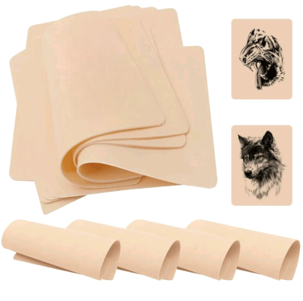 pele artificial pratica tatuagem