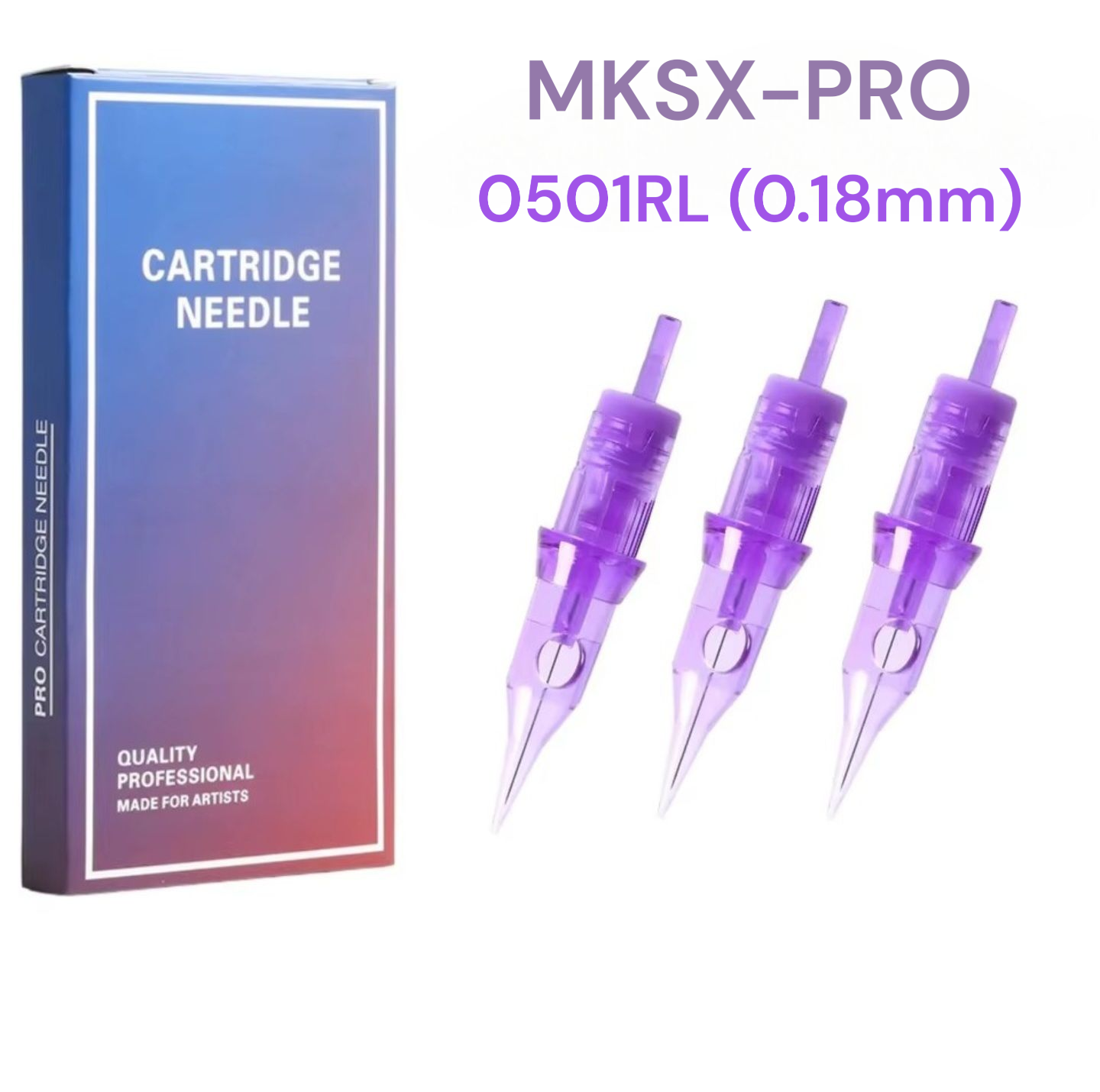 MKSX-PRO-tattoo-cartridges-0501RL-01 cartuchos cartridges tattoo tatuagem pmu dermopigmentação micropigmentação agulhas