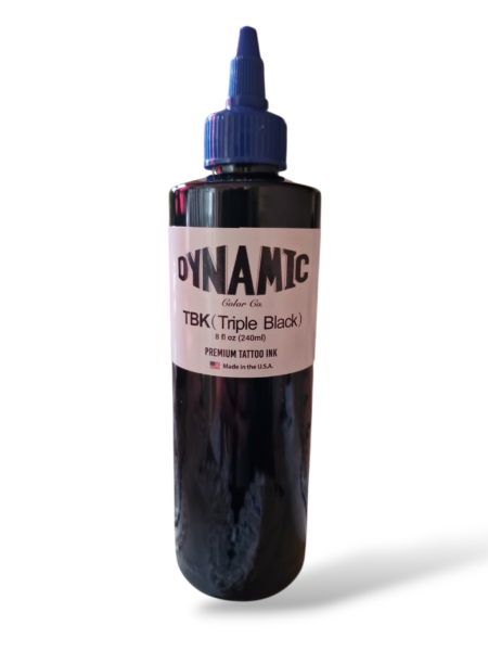 pigmento tinta preta tatuagem tattoo dynamic triple black 240ml