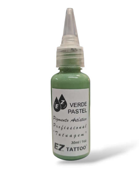tinta tatuagem verde ink tattoo green pigment